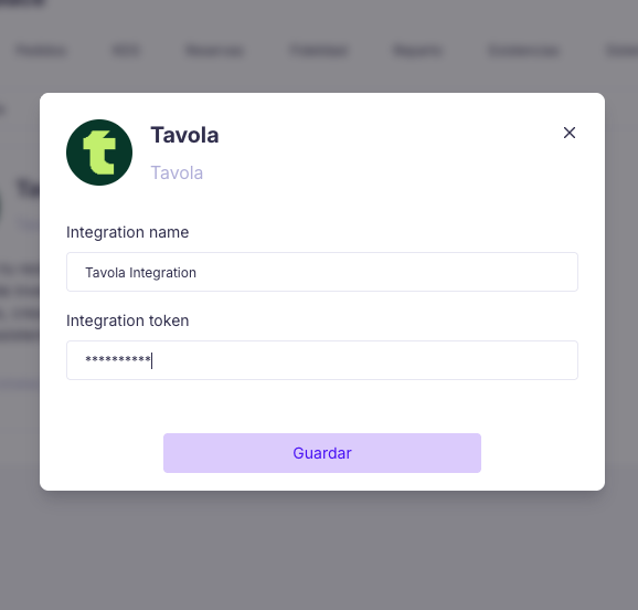 Configurar Token de Integração na Last.app